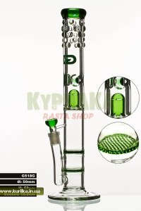 Бонг GG Double-Disk Green