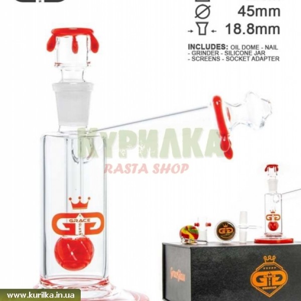 Бонг GG “Sidecar Bubbler” Red – in box Бонг GG “Sidecar Bubbler” Red – in box