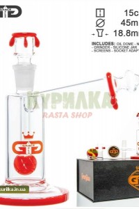 Бонг GG “Sidecar Bubbler” Red – in box