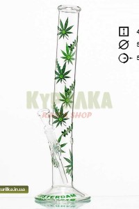 Бонг "Green XXX Amsterdam Leaf"