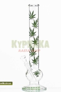 Бонг "Green XXX Amsterdam Leaf"