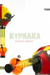 Бонг — противогаз Rasta Skull Shape Бонг — противогаз Rasta Skull Shape
