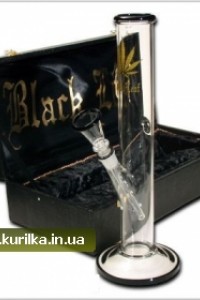 Бонг стеклянный. 30 см. чёрная подарочная коробка. Бонг стеклянный. 30 см. чёрная подарочная коробка.