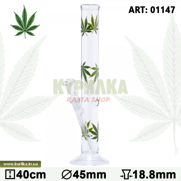 Бонг Tube Multi Leaf