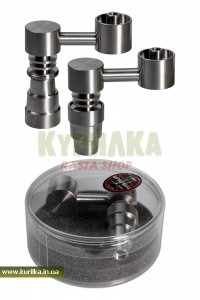 Чаша Titanium Oil Nail "Black Leaf T2"