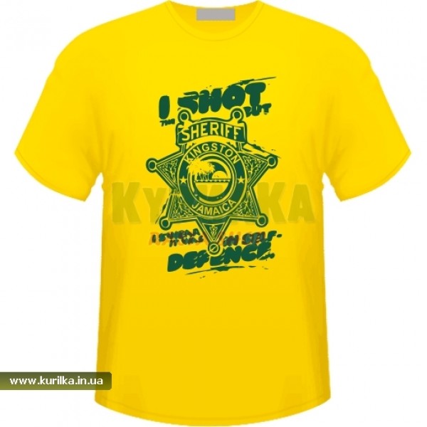 Футболка I shot the sheriff