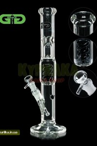 GG Glass "Black Tower" - 2x Spyral perc - WT 7mm GG Glass "Black Tower" - 2x Spyral perc - WT 7mm