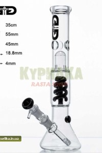 GG Glass "Helix" Blaсk - WT 4mm GG Glass "Helix" Blaсk - WT 4mm