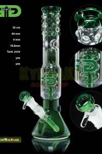 GG Glass "Helix" Green - WT 4mm GG Glass "Helix" Green - WT 4mm