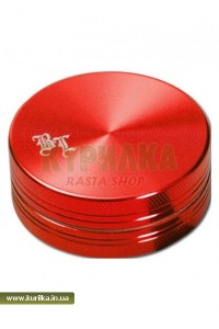 Гриндер Black Leaf" Aluminium 2part Red Гриндер Black Leaf" Aluminium 2part Red