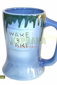 HC Smoking Mug W&B "blue streaks" HC Smoking Mug W&B "blue streaks"