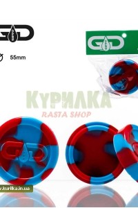 Контейнер GG Dabs Jar — red/blue — 55mm