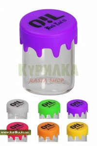 Контейнер Glass with Silicone Cap