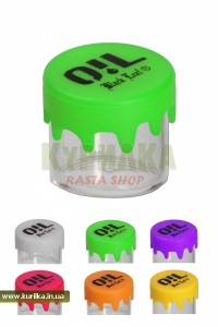 Контейнер Glass with Silicone Cap little