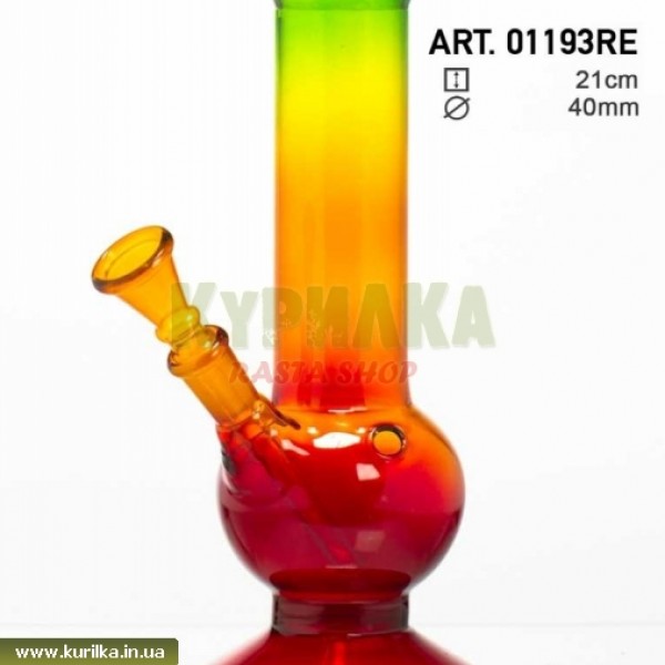 Мини бонг Rasta Beacker - 21см Мини бонг Rasta Beacker - 21см