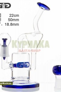 Oil Бонг GG «Recycler» Blue — WT5 Oil Бонг GG «Recycler» Blue — WT5