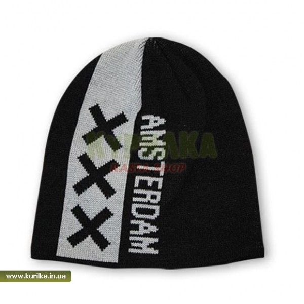 Шапка `Amsterdam - XXX` черная