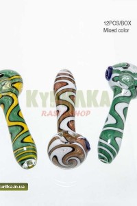 Стеклянная трубка «Swirl» 10см.