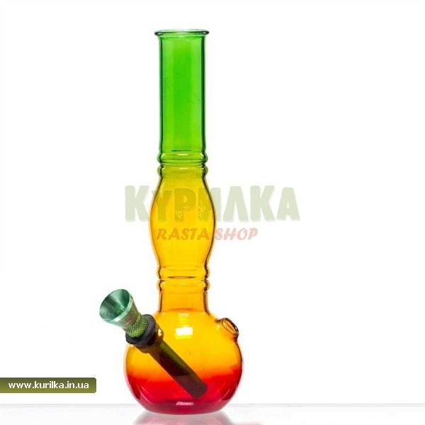 Стеклянный мини бонг Rasta Bouncer