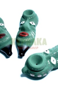 UA Трубка "Afro" matt green, кераміка