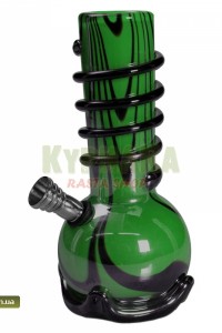 Zahide" Glass Bong green Zahide" Glass Bong green