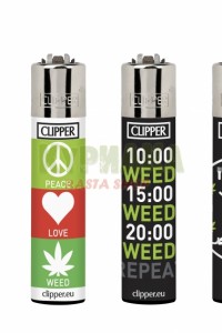 Зажигалка Clipper "Love & Weed" Зажигалка Clipper "Love & Weed"